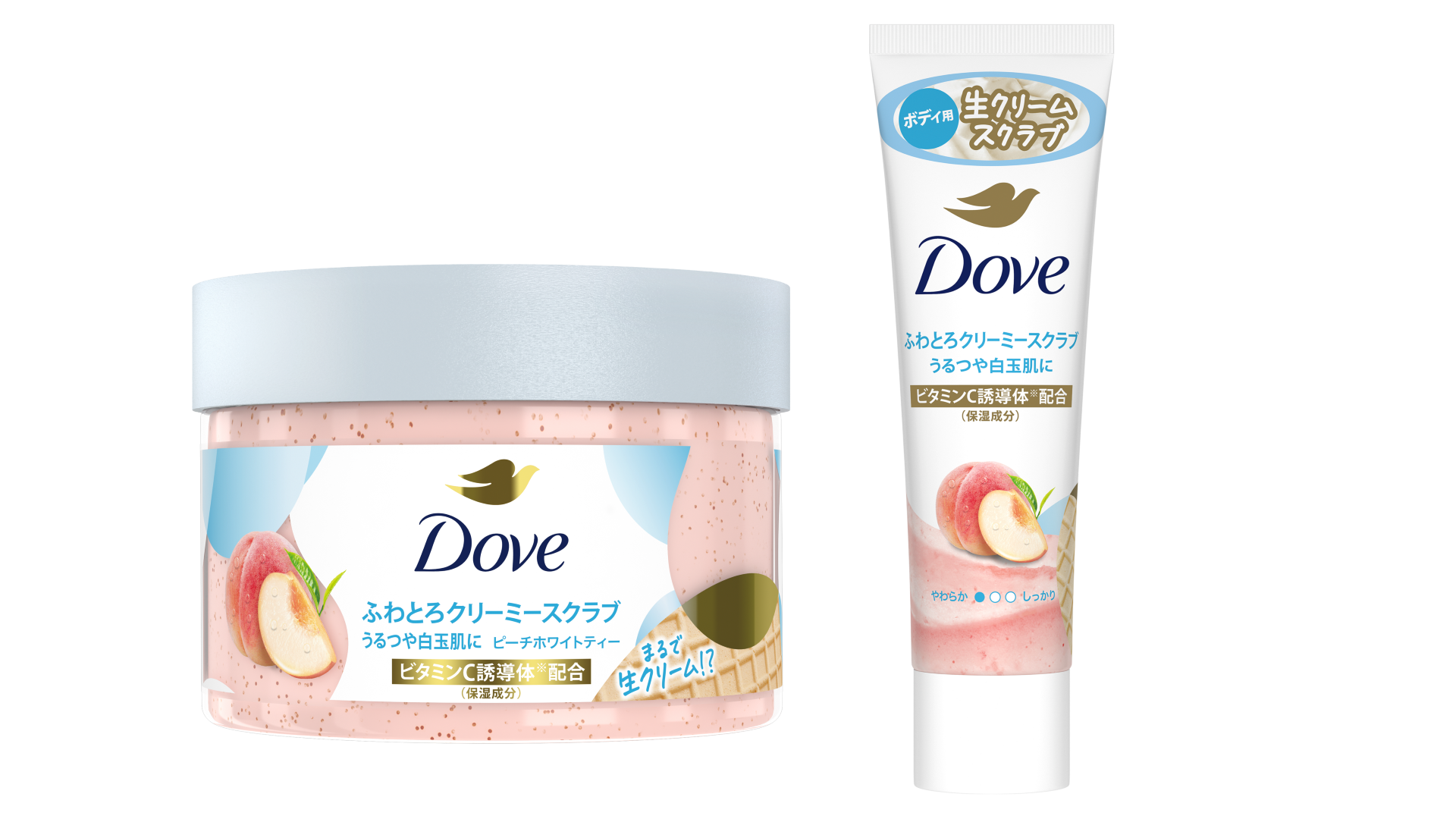 ダヴ ふわとろ クリーミースクラブ ピーチホワイトティー